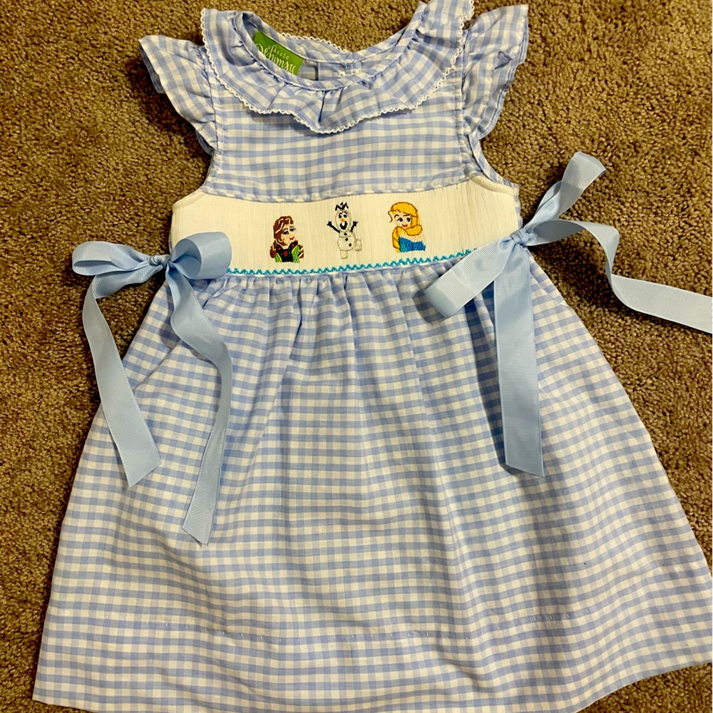Classic Whimsy Frozen Smocked Dress